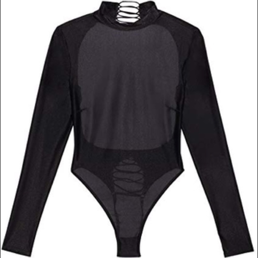 Savage X Fenty Backless Long Sleeve Teddy